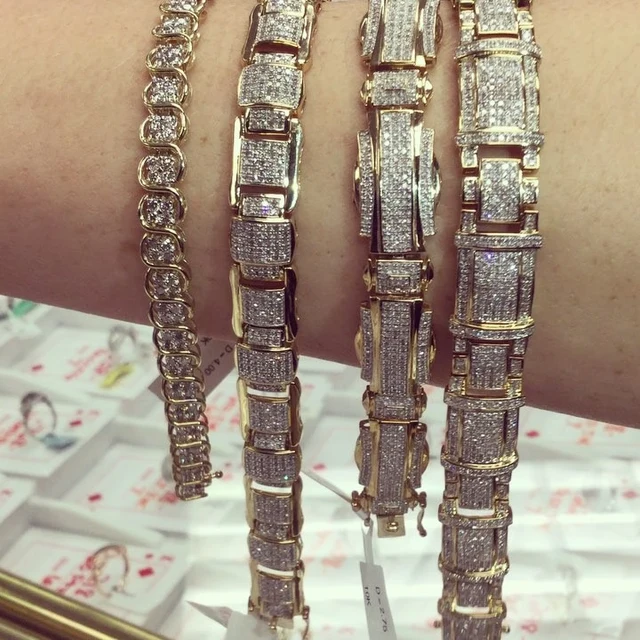 Diamond bracelets from King of Diamond Buffalo
