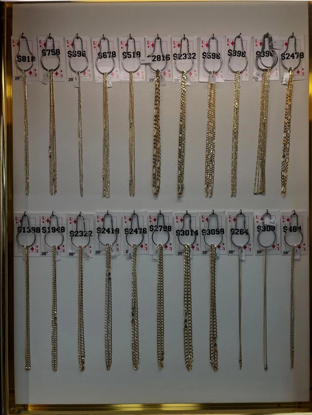 Gold chain collection