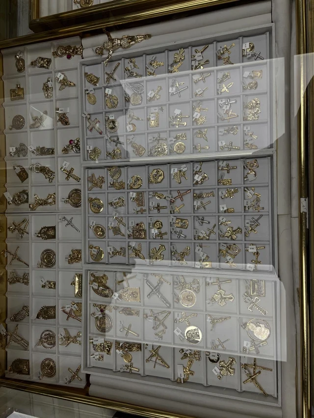 Gold charms and pendants