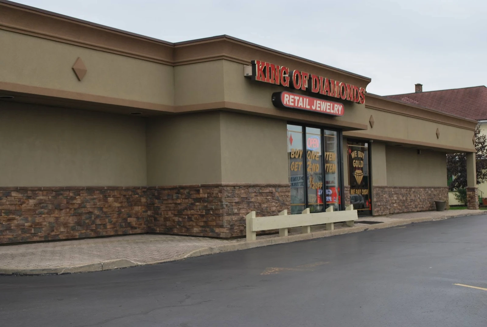 King of Diamond Buffalo storefront and entrance at 2303 Delaware Avenue in Buffalo, New York